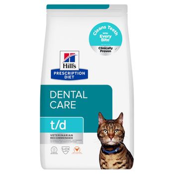 Hill's Prescription Diet pienso para gatos - Pack Ahorro - t/d 3 x 3 kg