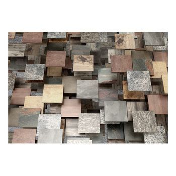 Papel Pintado 3d - Square Structure (150x105 Cm)