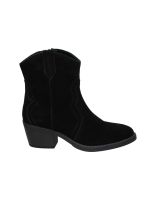 botines de tacon negros eva paris 27976 para mujer 38