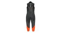 traje de neopreno sin mangas huub araya mujer negro   naranja