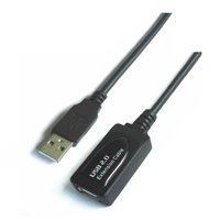 cable usb a m a usb a h 10mt aisens amplificador negro a101-0019