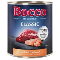 rocco classic saver pack 24 x 800g - beef with salmon