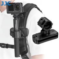 soporte de clip para mochila jjc para selfie stick compatible con insta360 x5 x4 ace pro 2 go ultra dji action 6 5 gopro 13 12 11 accesorios