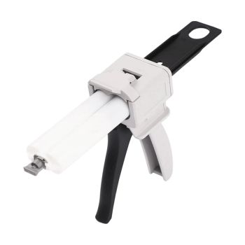 pistola de pegamento universal de 50 ml AB 1:1/2:1, dispensador de epoxi plástico duradero, gris y negro para unión prec