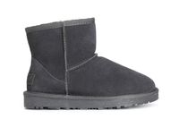 botin de mujer con pelo sintetico grey 36