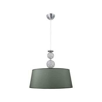 Lámpara De Techo Kegan Lumit 60w Altura Regulable Plata Ø45 Cm
