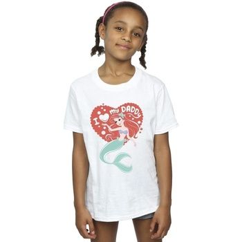 Disney Camiseta The Little Mermaid Daddy para niña