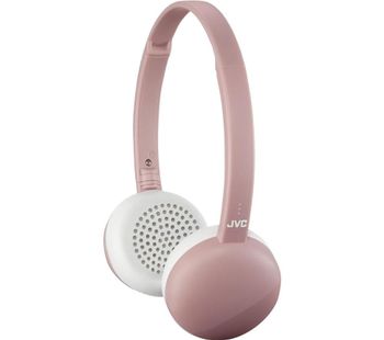 JVC HA-S20BT-P-E Wireless Bluetooth Headphones - Pink, Pink