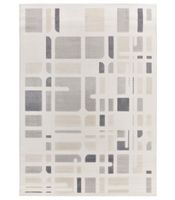 flora 12955 - alfombra moderna - estilo geometrico