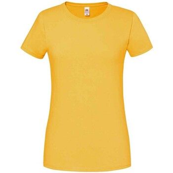 Fruit Of The Loom Camiseta manga larga Iconic para mujer