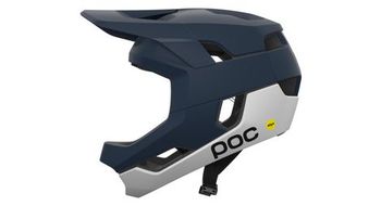 Casco poc otocon race mips integral azul blanco