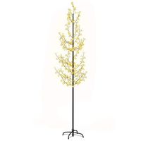 arbol led con flor de cerezo 368 led blanco calido 300 cm