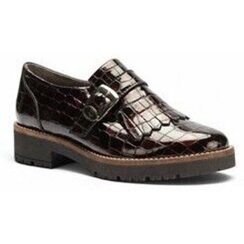 Pitillos Zapatos de tacón flecos coco burdeos para mujer