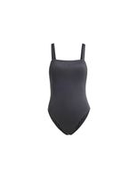 banador de natacion adidas padded iconisea u-back swimsuit mujer negro