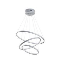 lampara de techo simit-13699 gris metal 50x80x50 cm
