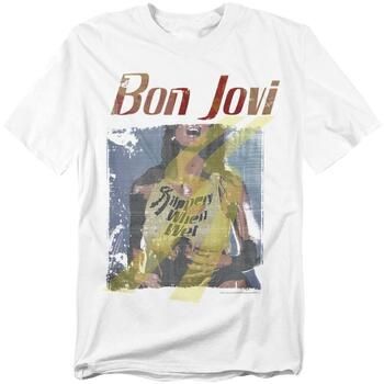 Bon Jovi Tops y Camisetas Slippery When Wet para mujer