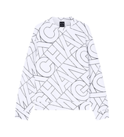 ax armani exchange para hombre xm002364af24635f1173 sudadera diagonal lettering blanco xxl casual algodon manga corta
