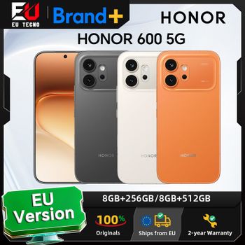 HONOR 600 5G, versión para la UE, smartphone 5G, cámara nocturna ultranítida de 200 MP, estabilizador óptico de imagen (OIS), batería de 6400 mAh, Snapdragon 7 Gen 4, resistencia al agua y al polvo