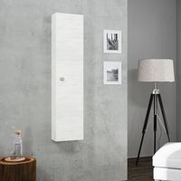 columna suspendida 31 cm roble blanco con una puerta  facile