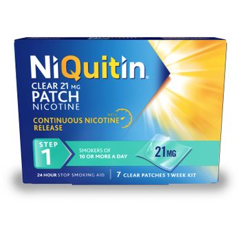 NiQuitin Clear 21mg Patches Step One