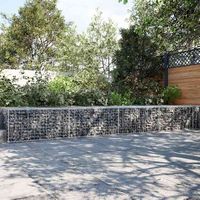 cesta de gaviones  gavion para piedras  gavion decorativo con cubierta hierro galvanizado 500x100x50 cm cfw382424