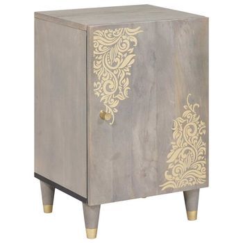 Mueble De Cuarto De Baño Con Puerta Gris 38 X 33 X 58 Cm