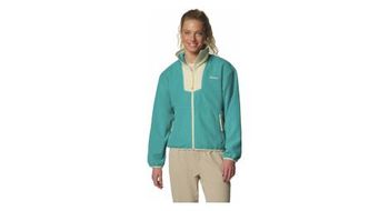 Chaqueta polar columbia sequoia grove con cremallera completa  mujer  azul