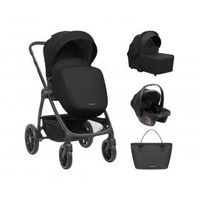 carrito de bebekikkaboo3 en 1 con capazo modena negro