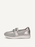 caprice slipper metallic made of leather and synthetic size 41