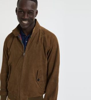 Baracuta para hombre. BRCPS0939UT2623 Chaqueta de Piel G9 marrón oscuro (M), Casual