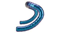 cinta de manillar supacaz bling tape oil slick con tapones morados
