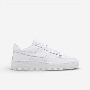 Nike Zapatillas Air Force 1 Low LE Triple White (GS) (FV5951-111) para hombre