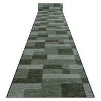 alfombra de pasillo con refuerzo de goma  icona verde 120cm 120x800 cm
