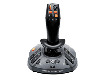 Joystick - Thrustmaster SimTask FarmStick, XBOX SERIES/PC, Simulación para Farming Simulator y Construcción, 33 Botones, Sensores Magnéticos H.E.A.R.T