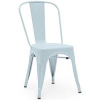 silla de comedor - diseno industrial - acero - mate - nueva edicion -stylix  turquesa past