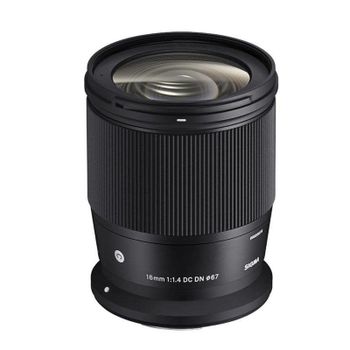Objetivo Sigma 16 mm F1.4 DC DN Contemporary Montura Canon RF-S Negro