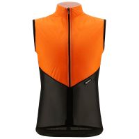 santini redux light wind gilet - s - flashy orange