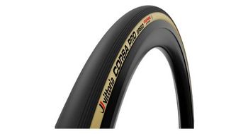Neumatico de carretera  p   strong vittoria cors  strong   p a pro speed 700 mm tubeless ready compuesto blando de grafeno g2 0   silice flancos beige