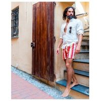 gassa damante banador portofino 100100101-rossoarancio para hombre