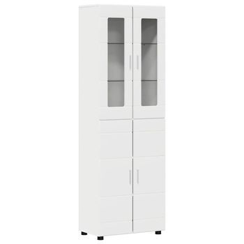 Aparador Alto Florin 60 X 35 X 182 Cm Madera De Ingeniería Vidaxl