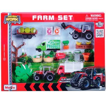 Mini Work Machines Playset Granja Surtido