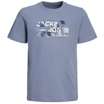 Jack & Jones Camiseta 12263089 JCOOUTDOOR LOGO TEE AW24 SS CREW SN JNR FLINT STONE para niño