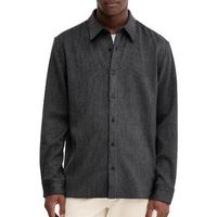 calvin klein jeans camisa manga larga chemise a rayures para hombre