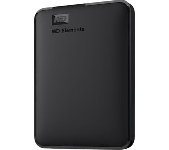 WD Elements SE Portable Hard Drive - 4 TB, Black, Black