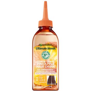 Garnier Ultimate Blends Glowing Lengths Pineapple Hair Drink Liquid Conditioner for Long Dull Hair 200ml