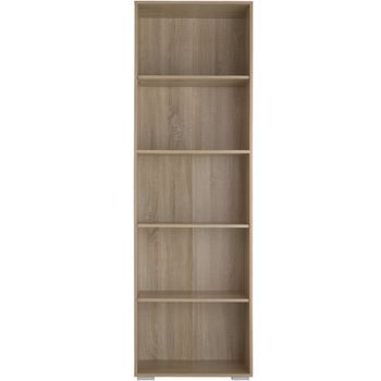 Estantería de mdf con 5 apartados, versátil, 60 x 30 x 190 cm, madera