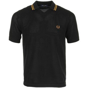 Fred Perry Polo Pointelle Knitted Shirt para hombre