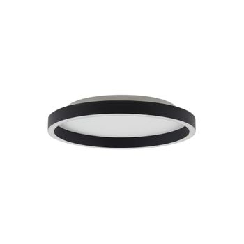 Lámpara de techo led de plástico negro