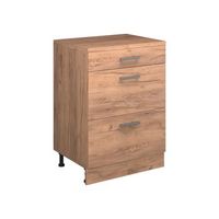 comoda de ampliacion rion 60 x 46 cm sin inclinacion con 3 cajones vicco