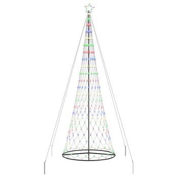 Árbol De Navidad Led Con 455 Led Multicolor 399 Cm Metal Vidaxl